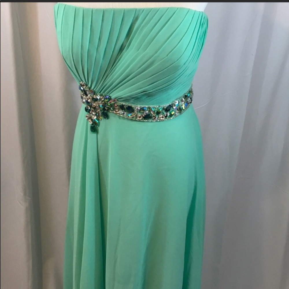 Mint honeycomb Dress main image 0